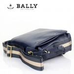 BALLY 巴利0069-2 男手提單肩斜跨包藍色