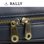 BALLY 巴利0068-2 男手提單肩斜跨包藍色