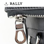 BALLY 0066-1牛皮男公文包斜跨男包黑色