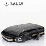 BALLY 0067-1男士公文包斜跨手提男包單肩包黑色