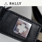 BALLY 巴利 0065-1 休閑男包 潮流時尚單肩斜跨牛皮包黑色