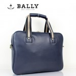 BALLY 巴利0068-2 男手提單肩斜跨包藍色
