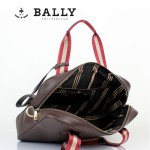 BALLY 巴利0068 男手提單肩斜跨包咖啡色