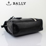 新款BAlly0074-1 休閑男款牛皮斜跨單肩手提男包黑色