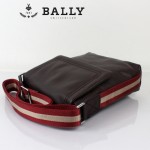 BALLY巴利 0073 男士皮包 休閑經典款牛皮斜跨男士包咖啡色