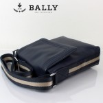 BALLY巴利 0073-2 男士皮包 休閑經典款牛皮斜跨男士包藍色
