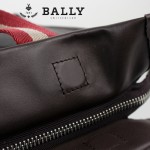 新款BAlly0074 休閑男款牛皮斜跨單肩手提男包咖啡色