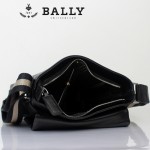 BALLY巴利 0073-1 男士皮包 休閑經典款牛皮斜跨男士包黑色