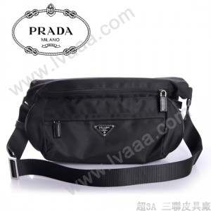 普拉達男款斜挎包尼帆布腰包休閑包 VA0994