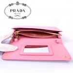 PRADA- 1M1361-2  新款牛皮帶鏡子長肩帶小包