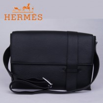 愛馬仕Hermes男包時尚潮流新款單肩包黑色1088