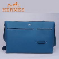 愛馬仕Hermes時尚潮流新款單肩包中藍色1088-4