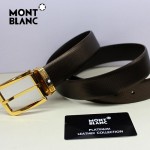 新款萬寶龍真皮皮帶時尚腰帶Montblanc-0007