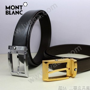新款萬寶龍真皮皮帶時尚腰帶Montblanc-0013