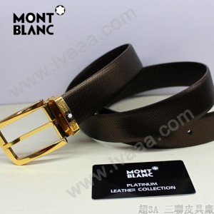 新款萬寶龍真皮皮帶時尚腰帶Montblanc-0007