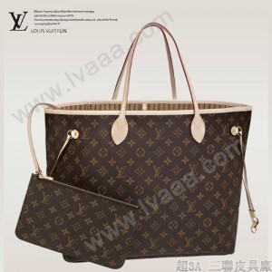 LV M40990 新款時尚女士neverfull大號手提袋單肩包