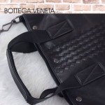 BV 273312 新款休閒男包羊皮編織手提肩背袋斜挎包