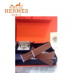 HERMES 0033 愛馬仕潮流百搭原版皮皮帶奢華禮盒