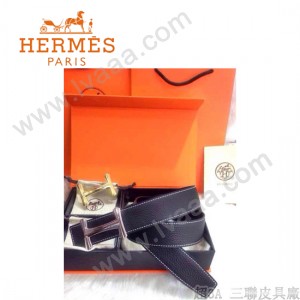HERMES 0086 愛馬仕原版皮皮帶奢華禮盒