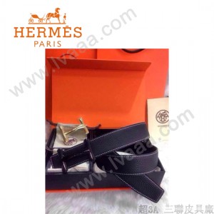 HERMES 0089 愛馬仕原版皮皮帶奢華禮盒