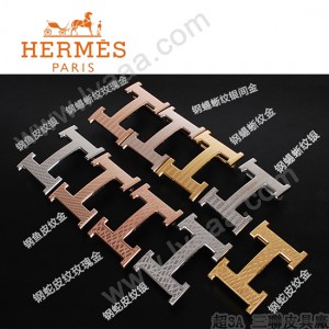 HERMES 0014 愛馬仕多色H字皮帶扣頭