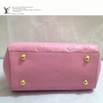 LV M41050 新款MONTAIGNE BB中號粉色壓花單肩手提包