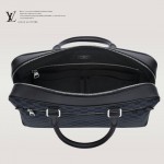LV M41347 新款時尚潮流格子商務肩背包男包公文包