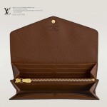 LV M60531 新款女士時尚Sarah 搭扣長款錢包