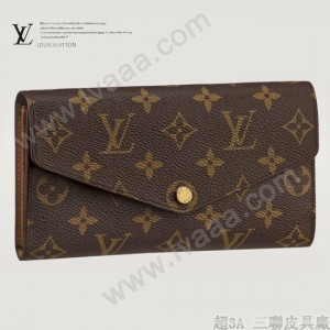 LV M60531 新款女士時尚Sarah 搭扣長款錢包