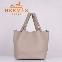 HERMES 8615-2 早春新款時尚歐美灰色萊藍包女士手提包