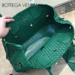 BV-5211 純手工編織菜籃子 果綠色