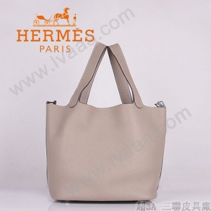 HERMES 8615-2 早春新款時尚歐美灰色萊藍包女士手提包