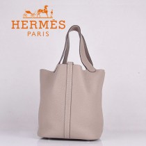 HERMES 8616 早春新款時尚歐美灰色萊藍包女士手提包