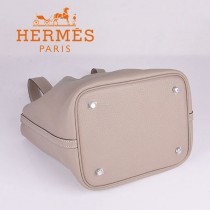 HERMES 8616 早春新款時尚歐美灰色萊藍包女士手提包