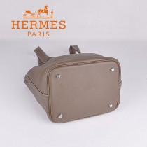 HERMES 8615-3 早春新款時尚歐美深灰色萊藍包女士手提包