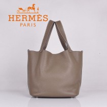 HERMES 8615-3 早春新款時尚歐美深灰色萊藍包女士手提包