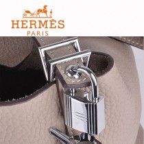 HERMES 8616 早春新款時尚歐美灰色萊藍包女士手提包
