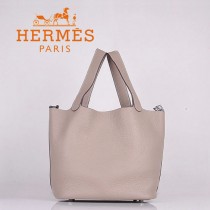 HERMES 8616 早春新款時尚歐美灰色萊藍包女士手提包