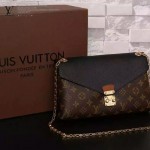 LV M41223 名媛必備新款PALLAS CHAIN系列黑色原版皮單肩晚宴包手拿包