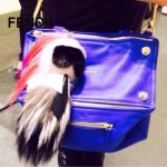 FENDI 06 潮人必備人氣熱銷款老佛爺同款限量版真貂毛手工製作粉色毛公仔吊飾