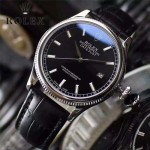 ROLEX-03-2 潮流時尚Datejust系列日誌型藍寶石鏡面皮帶款腕錶