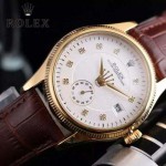 ROLEX-00037 勞力士 日誌型Datejust系列腕表 藍寶石鏡面 皮帶款