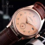 ROLEX-00037 勞力士 日誌型Datejust系列腕表 藍寶石鏡面 皮帶款