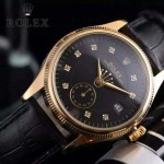 ROLEX-00037 勞力士 日誌型Datejust系列腕表 藍寶石鏡面 皮帶款