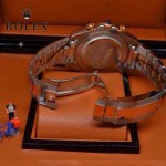 ROLEX-010 歐美新款宇宙型迪通拿間玫瑰金系列大錶盤鋼帶款腕錶