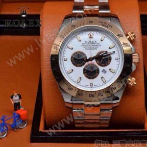ROLEX-010-6 歐美新款宇宙型迪通拿間玫瑰金系列大錶盤鋼帶款腕錶