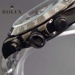 ROLEX-015-3 時尚精英款宇宙型迪通拿閃亮銀鋼帶款腕錶