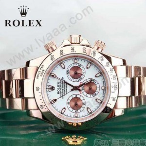 ROLEX-015 時尚精英款宇宙型迪通拿玫瑰金鋼帶款腕錶