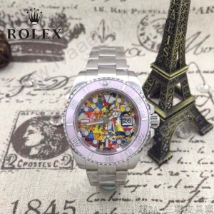 ROLEX-023 全球限量紀念款蠔氏恒動水鬼瑞士2836機芯鋼帶款機械錶