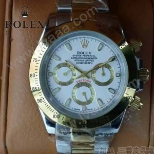 ROLEX-014-7 新款商務男士宇宙型迪通拿間金系列鋼帶款腕錶